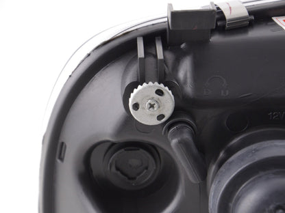 Scheinwerfer Set Daylight LED TFL-Optik VW Golf 3 Typ 1HXO 1EXO Bj. 91-97 schwarz