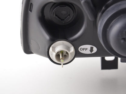 Scheinwerfer Set Daylight LED TFL-Optik VW Golf 3 Typ 1HXO 1EXO Bj. 91-97 schwarz