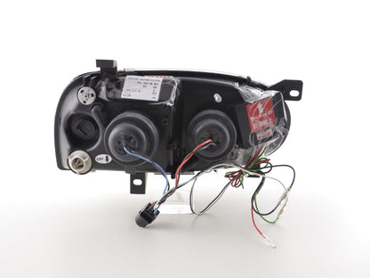 Scheinwerfer Set Daylight LED Tagfahrlicht VW Golf 3 Bj. 91-97 chrom für Rechtslenker