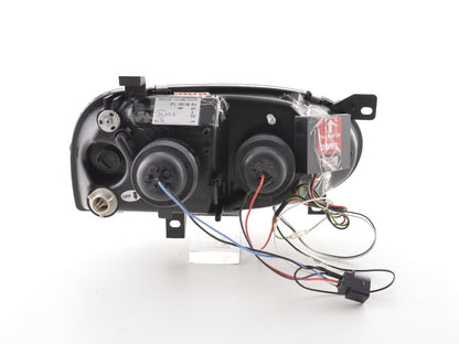 Scheinwerfer Set Daylight LED Tagfahrlicht VW Golf 3 Bj. 91-97 schwarz für Rechtslenker