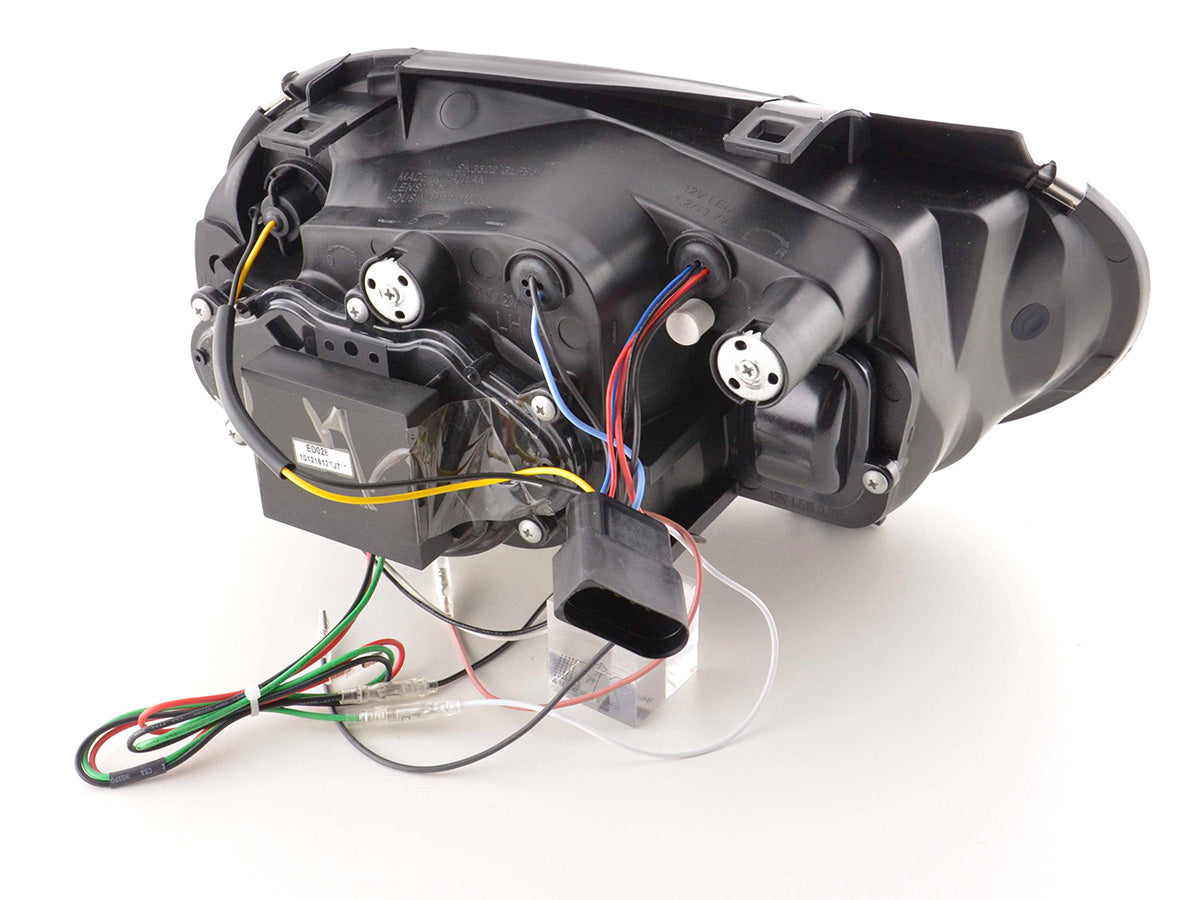 Scheinwerfer Set Daylight LED Tagfahrlicht VW Golf 4 Bj. 97-03 chrom