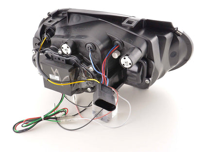 Scheinwerfer Set Daylight LED Tagfahrlicht VW Golf 4 Bj. 97-03 chrom