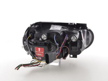 Scheinwerfer Set Daylight LED Tagfahrlicht VW Golf 4 Bj. 97-03 schwarz für Rechtslenker