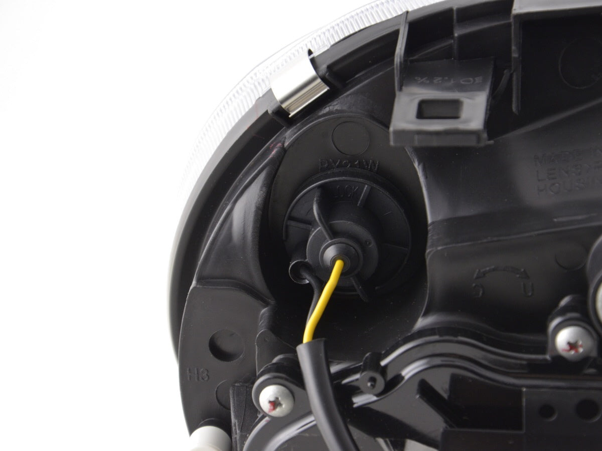 Scheinwerfer Set Daylight LED Tagfahrlicht VW Golf 4 Bj. 97-03 schwarz für Rechtslenker