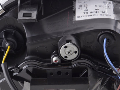 Scheinwerfer Set Daylight LED Tagfahrlicht VW Golf 4 Bj. 97-03 schwarz für Rechtslenker