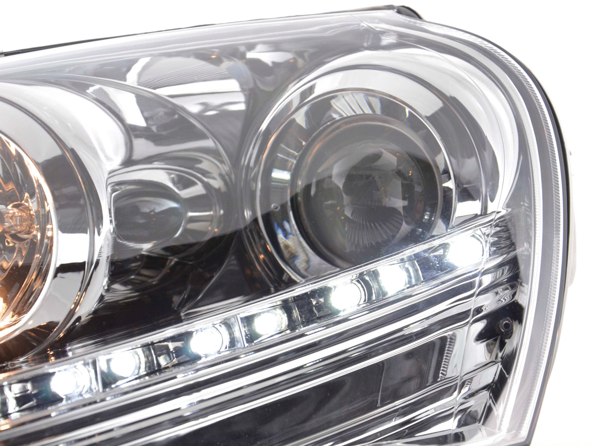 Scheinwerfer Set Daylight LED Tagfahrlicht VW Golf 5 Typ 1K Bj. 03-08 chrom