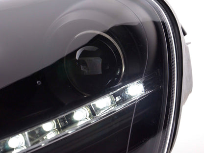 Tagfahrlicht Scheinwerfer Daylight VW Golf 5 Bj. 03-08 schwarz
