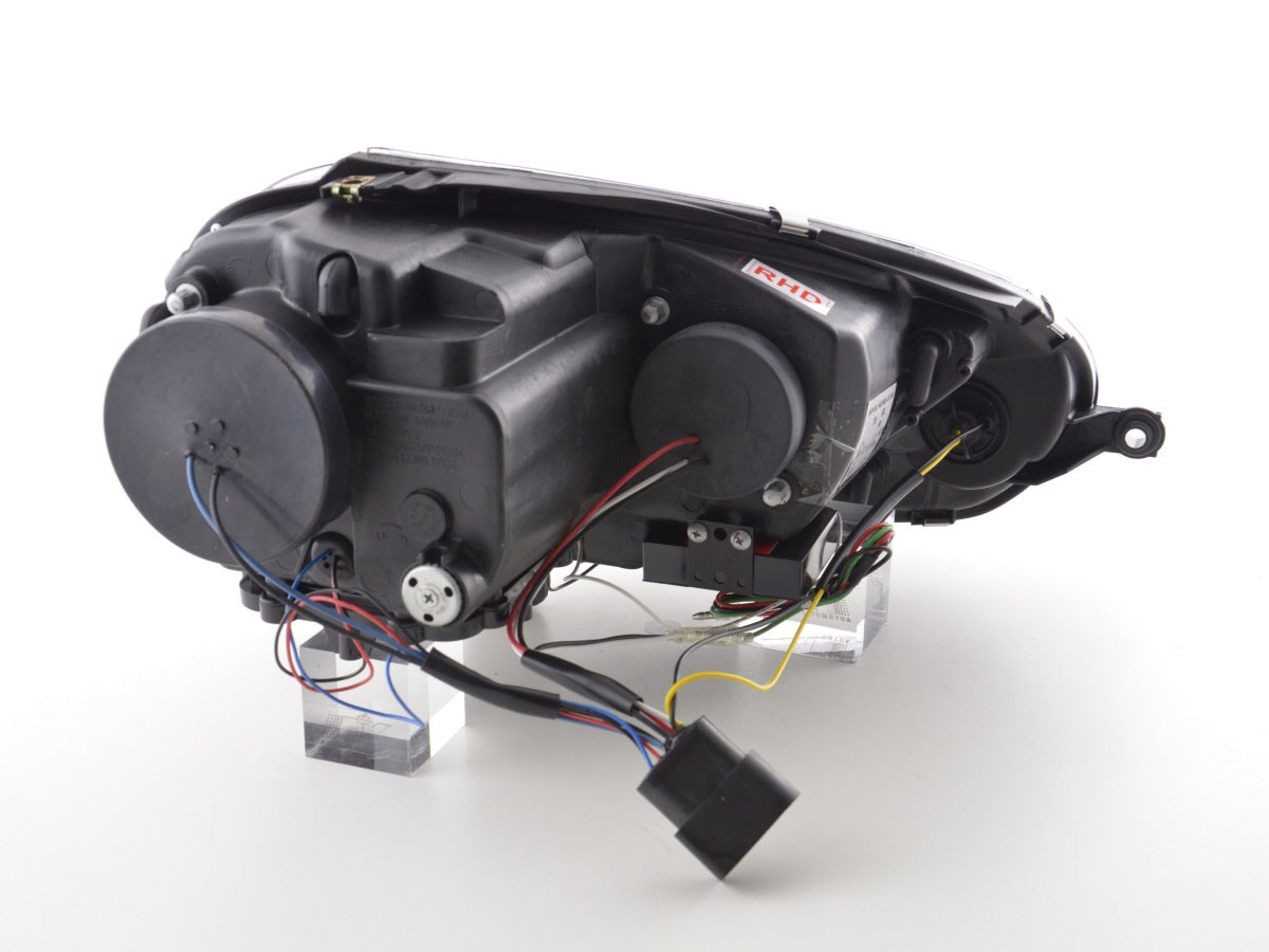 Scheinwerfer Set Daylight LED Tagfahrlicht VW Golf 5 Typ 1K Bj. 03-08 schwarz für Rechtslenker