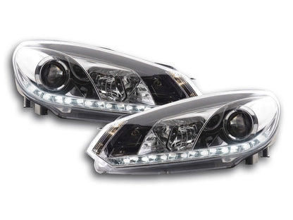 Scheinwerfer Set Daylight LED Tagfahrlicht VW Golf 6 Typ 1K Bj. 08- chrom
