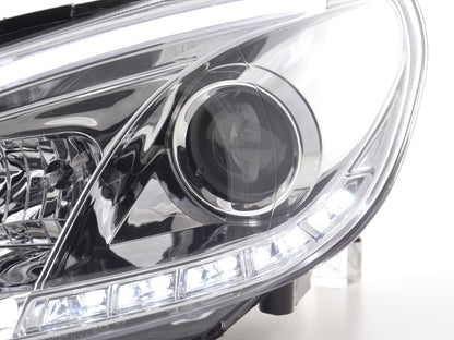 Scheinwerfer Set Daylight LED Tagfahrlicht VW Golf 6 Bj. 08-12 chrom
