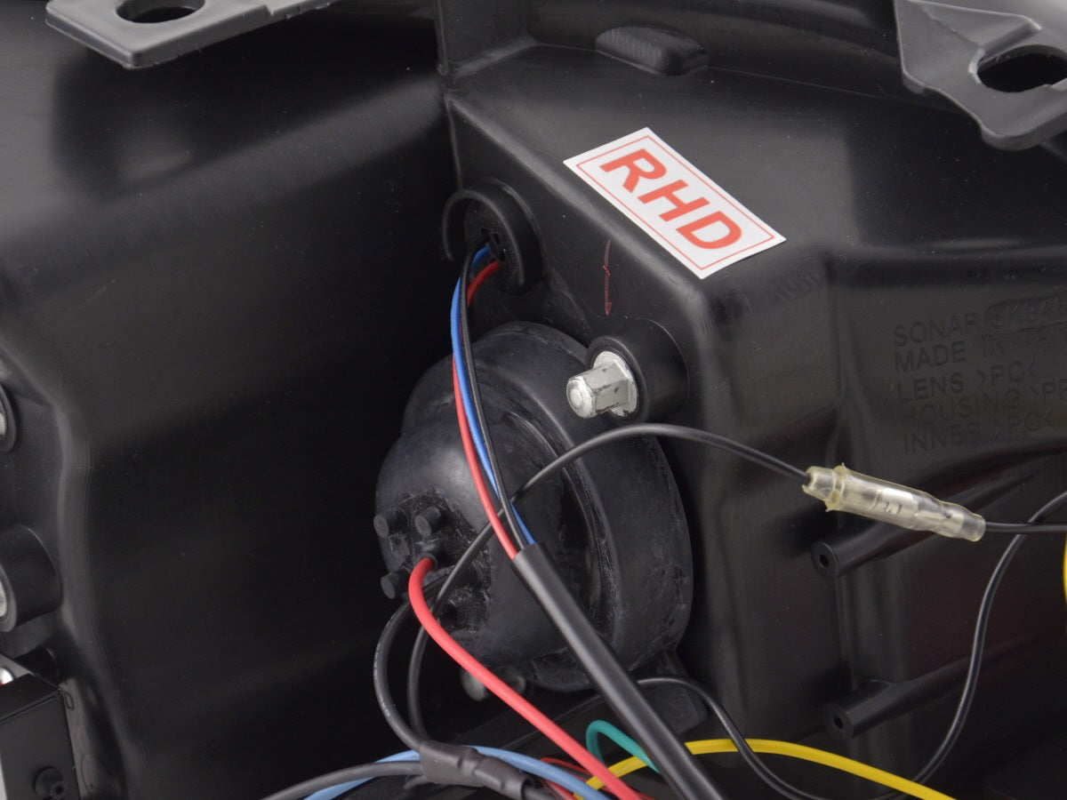 Scheinwerfer Set Daylight LED Tagfahrlicht VW Golf 6 Typ 1K Bj. 08- schwarz für Rechtslenker