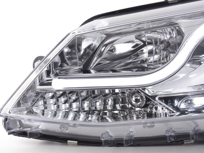 Scheinwerfer Set Daylight LED Tagfahrlicht VW Jetta 6 Bj. 11- chrom