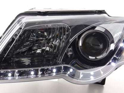 Scheinwerfer Set Daylight LED TFL-Optik VW Passat Typ 3C Bj. 05- chrom