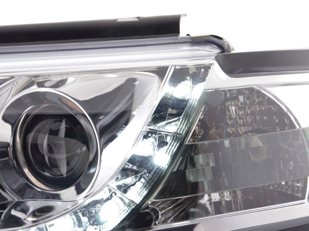 Scheinwerfer Set Daylight LED Tagfahrlicht VW Passat Typ 3B Bj. 97-00 chrom