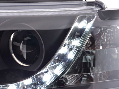 Scheinwerfer Set Daylight LED Tagfahrlicht VW Passat Typ 3B Bj. 97-00 schwarz
