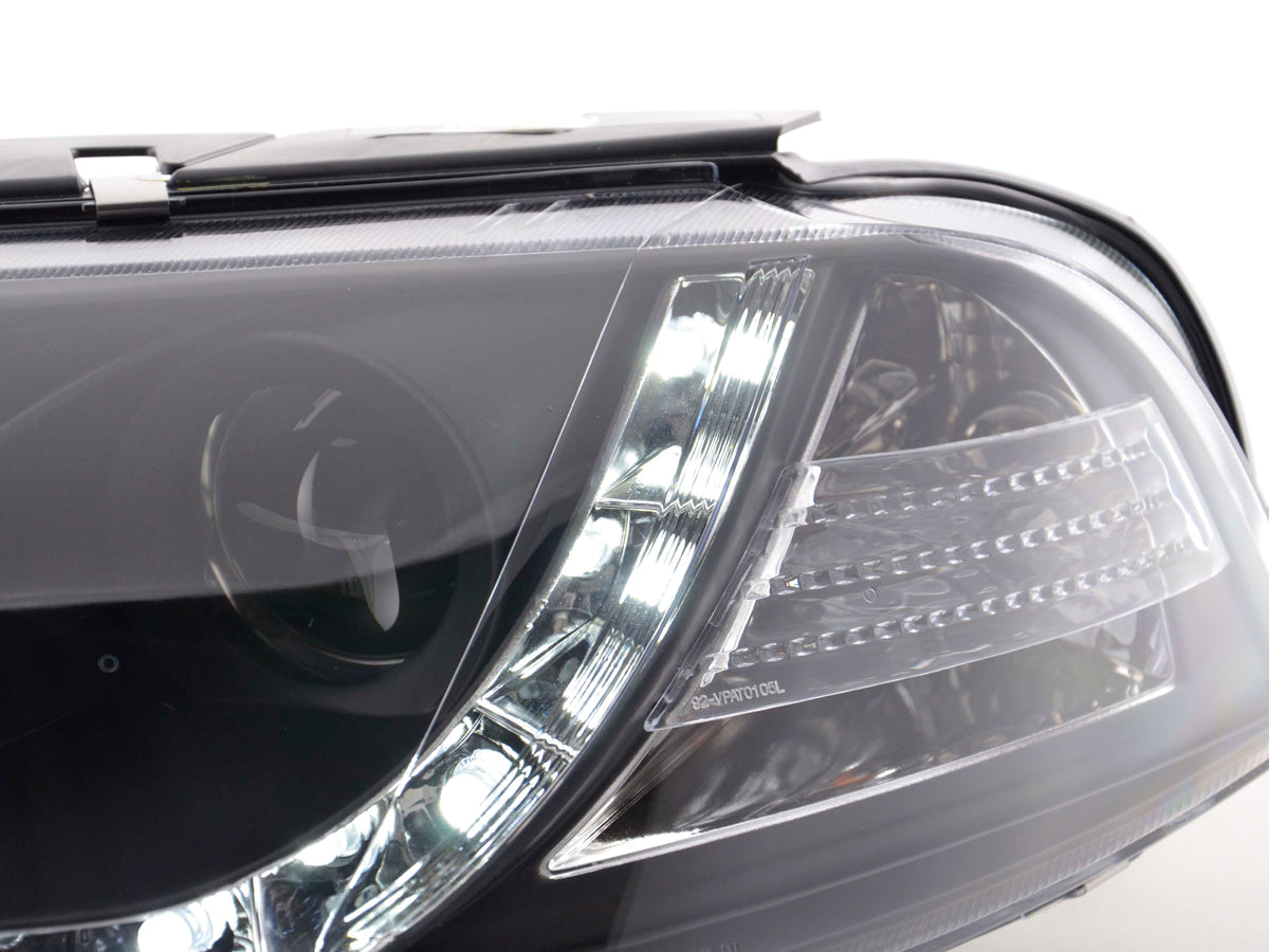 Scheinwerfer Set Daylight LED Tagfahrlicht VW Passat Typ 3BG Bj. 00-05 schwarz