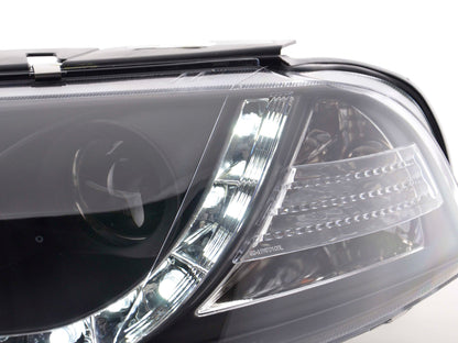 Scheinwerfer Set Daylight LED Tagfahrlicht VW Passat Typ 3BG Bj. 00-05 schwarz