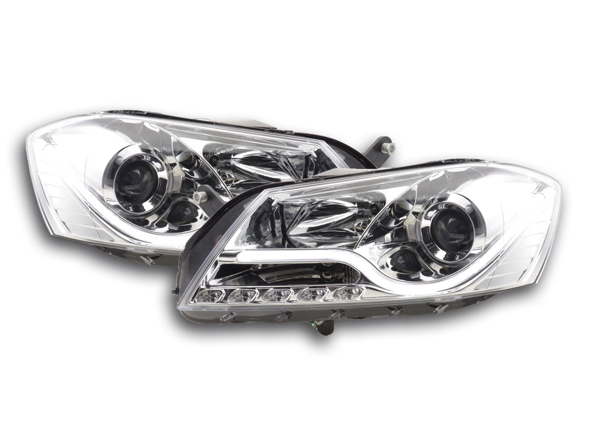 Scheinwerfer Set Daylight LED TFL-Optik VW Passat B7 3C Bj. 10- chrom