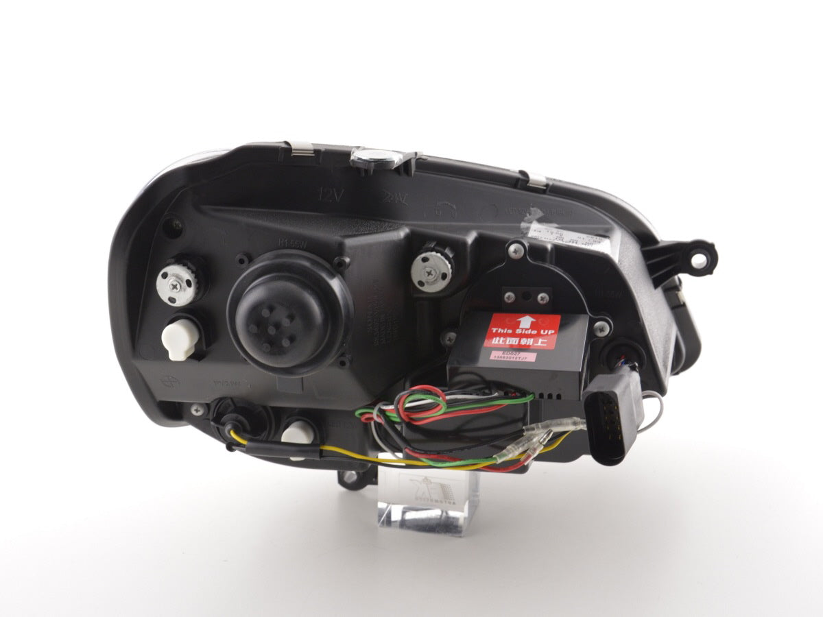 Scheinwerfer Set Daylight LED Tagfahrlicht VW Polo 9N3 Bj. 05-09 schwarz