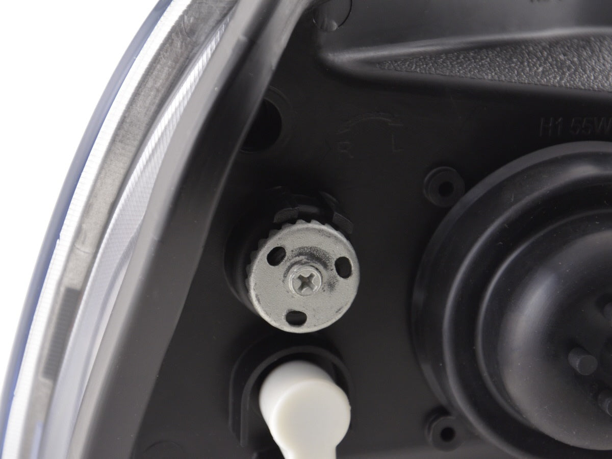 Scheinwerfer Set Daylight LED Tagfahrlicht VW Polo 9N3 Bj. 05-09 schwarz