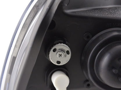 Scheinwerfer Set Daylight LED Tagfahrlicht VW Polo 9N3 Bj. 05-09 schwarz