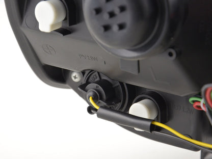 Scheinwerfer Set Daylight LED Tagfahrlicht VW Polo 9N3 Bj. 05-09 schwarz