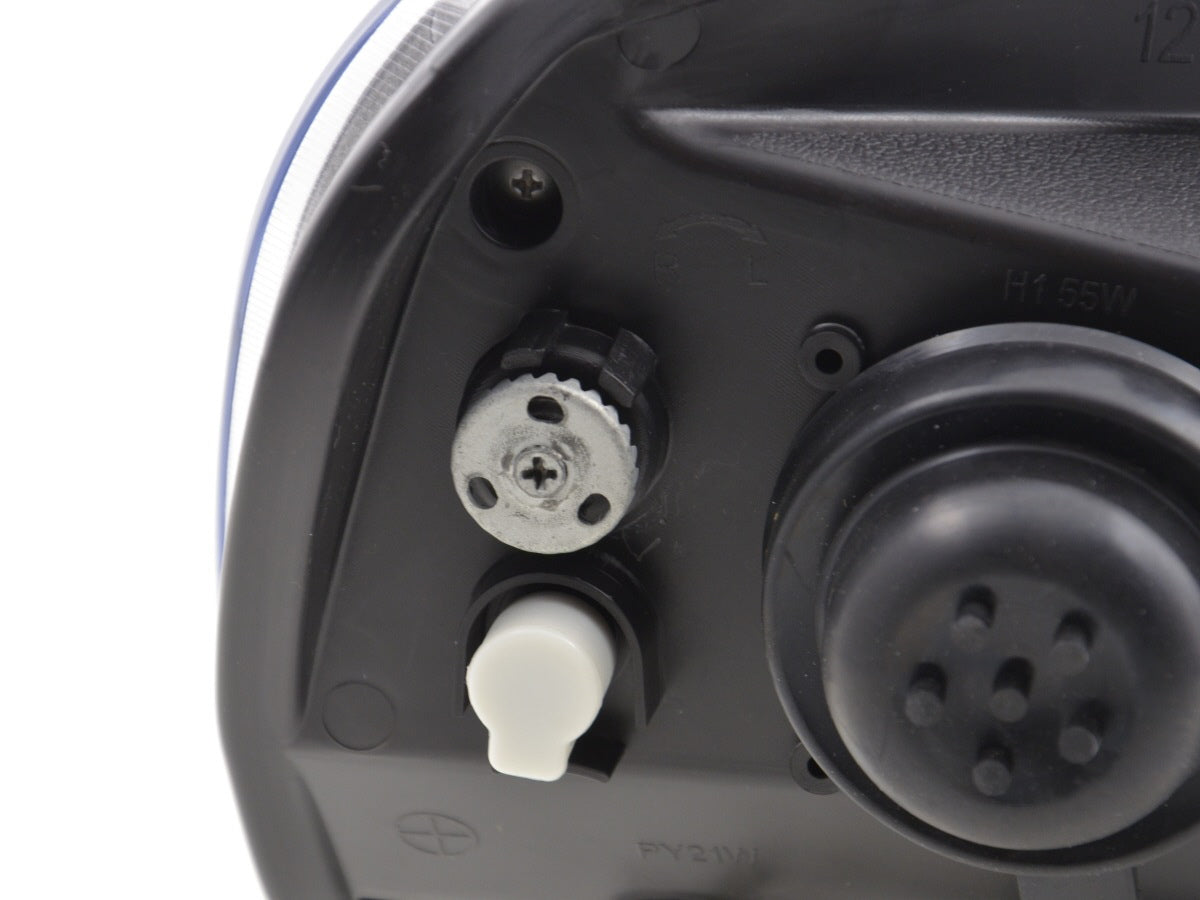 Scheinwerfer Set Daylight LED TFL-Optik VW Polo Typ 9N3  05-09 schwarz für Rechtslenker