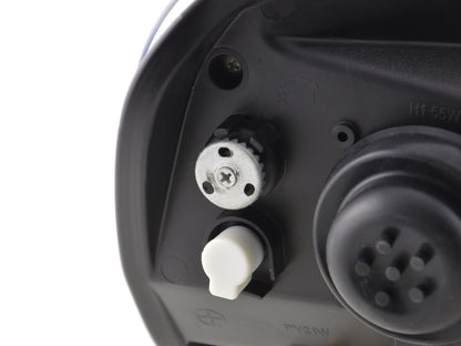 Scheinwerfer Set Daylight LED TFL-Optik VW Polo Typ 9N3 Bj. 05-09 schwarz für Rechtslenker