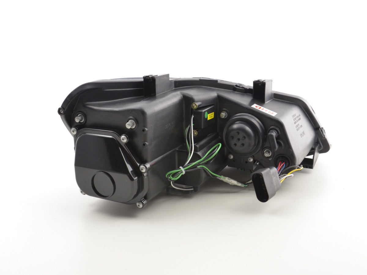 Scheinwerfer Set Daylight LED TFL-Optik VW Polo Typ 6R Bj. 2010- schwarz für Rechtslenker