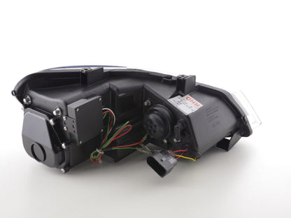 Scheinwerfer Set Daylight LED Tagfahrlicht VW Polo 6R Bj. 09- chrom für Rechtslenker