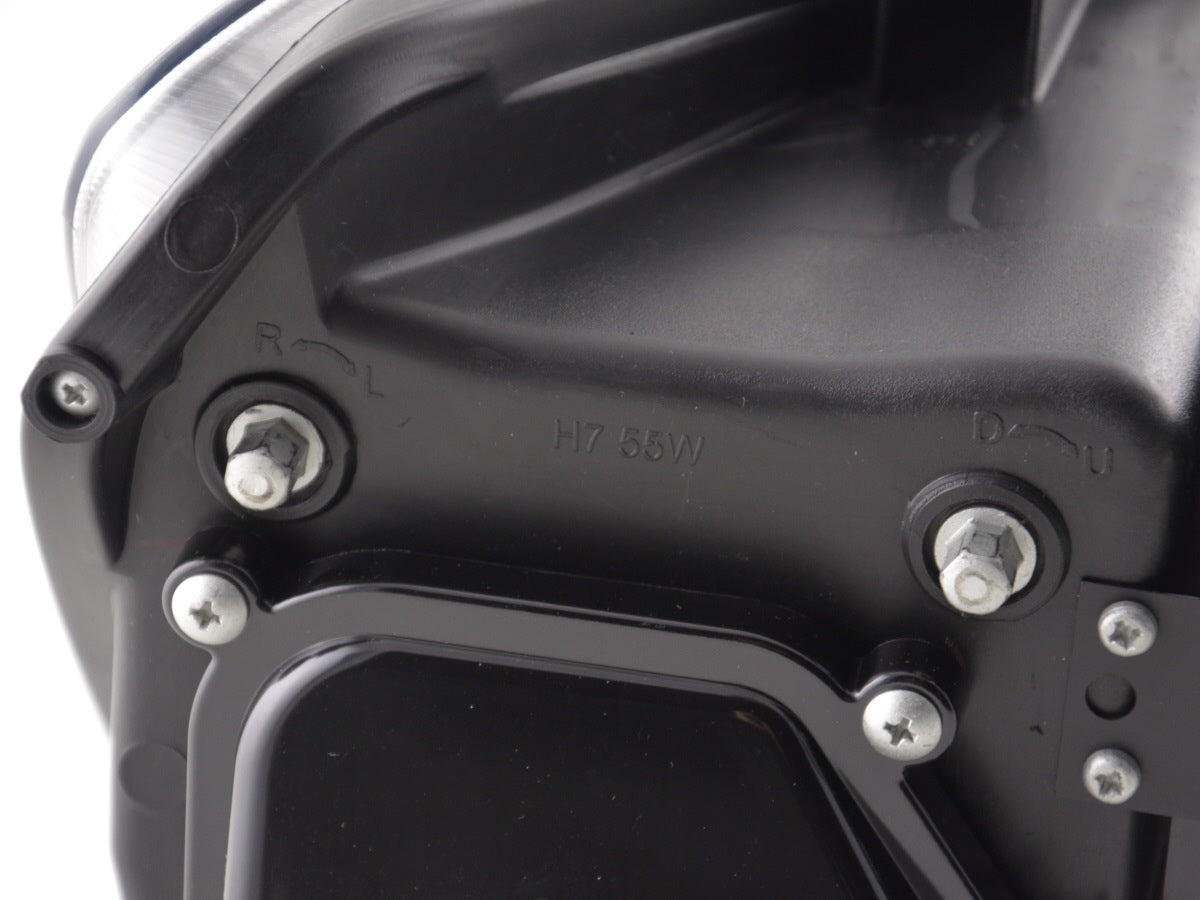 Scheinwerfer Set Daylight LED Tagfahrlicht VW Polo 6R Bj. 09- schwarz für Rechtslenker