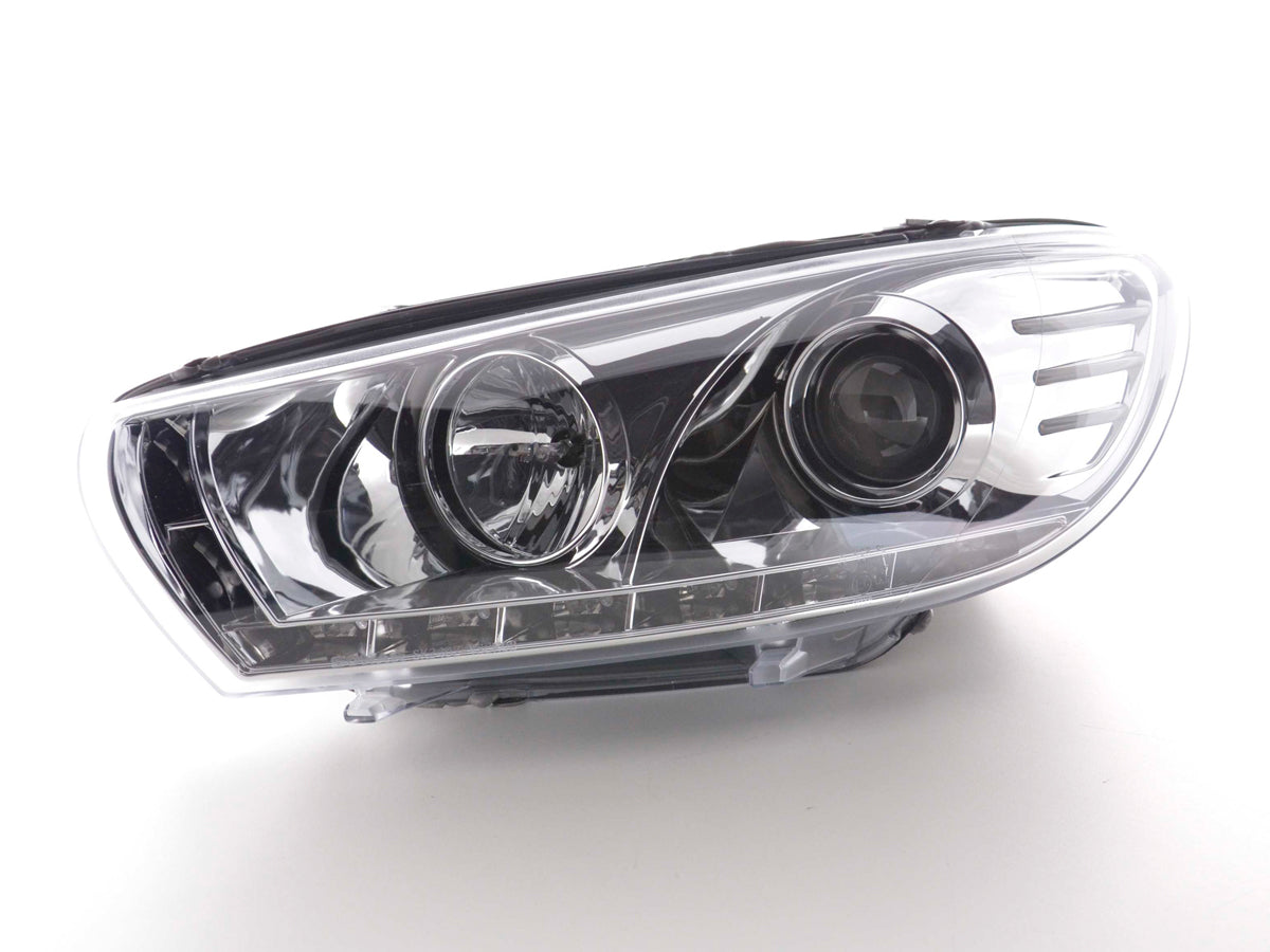 Scheinwerfer Set Daylight LED TFL-Optik VW Scirocco 3 Typ 13 Bj. 08- chrom