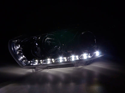 Scheinwerfer Set Daylight LED TFL-Optik VW Scirocco 3 Typ 13 Bj. 08- chrom