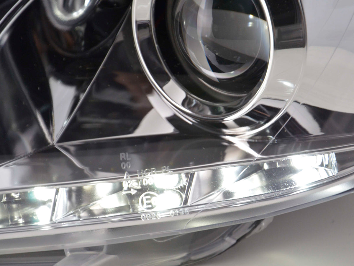 Scheinwerfer Set Daylight LED Tagfahrlicht VW Scirocco 3 Typ 13 chrom