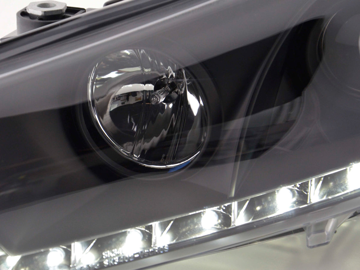 Scheinwerfer Set Daylight LED Tagfahrlicht VW Scirocco 3 Typ 13 schwarz