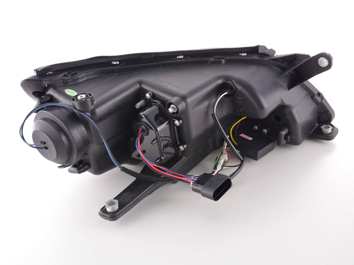 Scheinwerfer Set Daylight LED Tagfahrlicht VW Tiguan Bj. 07-11 schwarz