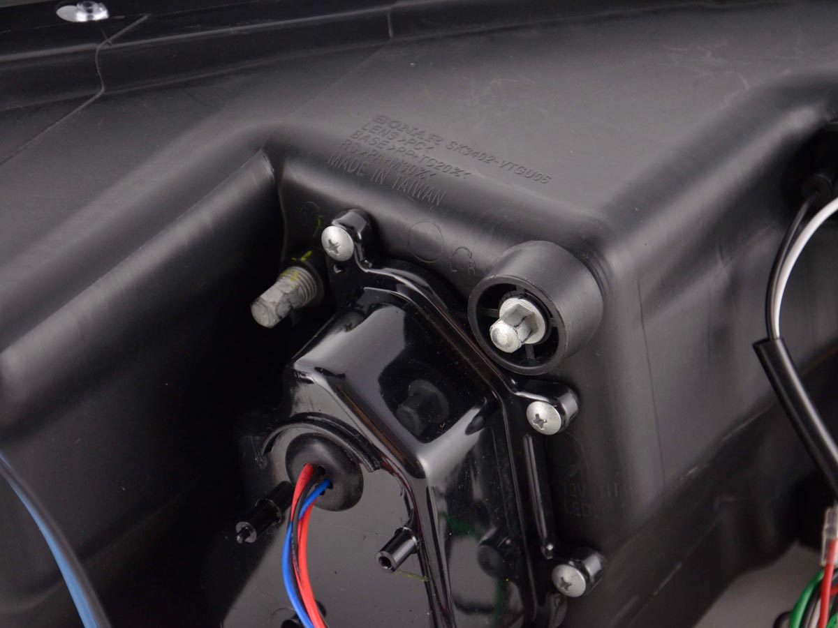 Scheinwerfer Set Daylight LED Tagfahrlicht VW Tiguan Bj. 07-11 schwarz