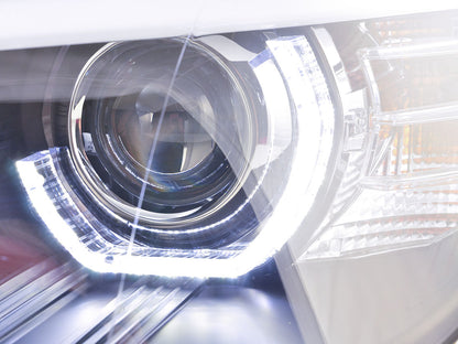 Scheinwerfer RECHTS Xenon Daylight LED Tagfahrlicht BMW X5 E70  06-10 schwarz