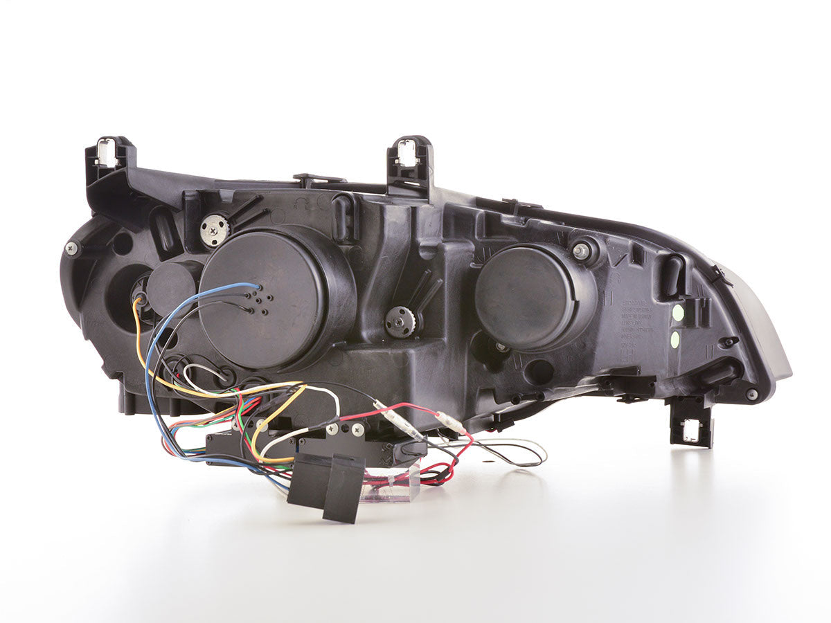 Scheinwerfer RECHTS Xenon Daylight LED Tagfahrlicht BMW X5 E70  06-10 schwarz
