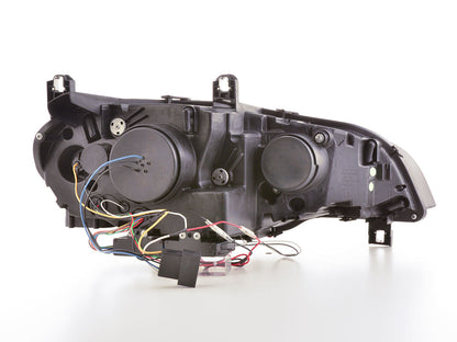 Scheinwerfer RECHTS Xenon Daylight LED Tagfahrlicht BMW X5 E70  06-10 schwarz