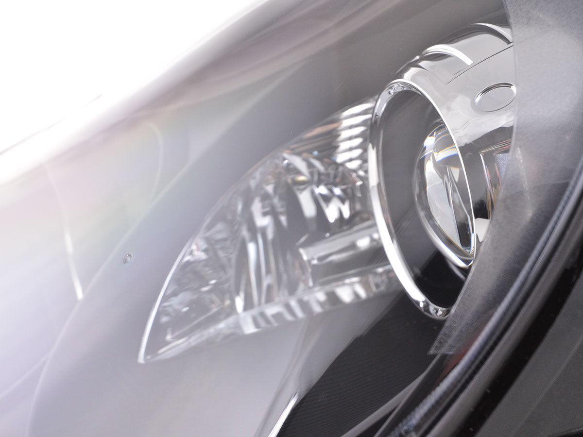 Scheinwerfer Set Xenon Daylight LED TFL-Optik Porsche Cayenne Bj. 03-07 schwarz