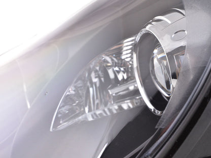 Scheinwerfer Set Xenon Daylight LED TFL-Optik Porsche Cayenne Bj. 03-07 schwarz