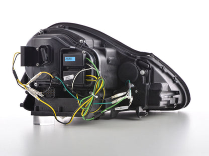 Scheinwerfer Set Xenon Daylight LED TFL-Optik Porsche Cayenne  03-07 schwarz