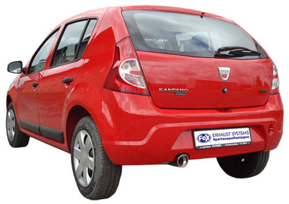 Dacia Sandero Endschalldämpfer - 1x90 Typ 17