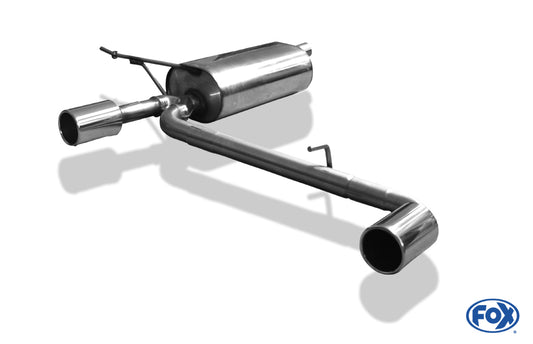 Dacia Duster 4x2 - Frontantrieb Endschalldämpfer rechts/links - 1x90 Typ 12 rechts/links