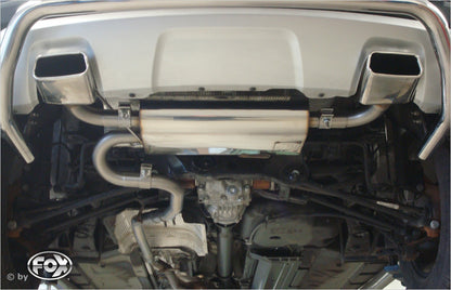Dacia Duster 4x4 Facelift Endschalldämpfer quer Ausgang rechts/links - 145x65 Typ 59 rechts/links