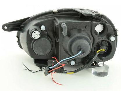 Scheinwerfer Set Opel Corsa B Bj. 94-00 schwarz