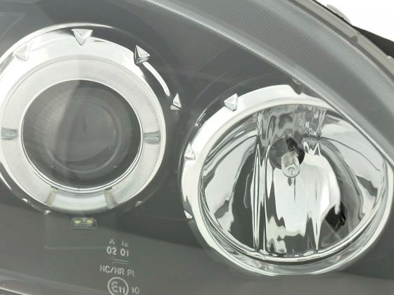 Scheinwerfer Set Opel Corsa B Bj. 94-00 schwarz