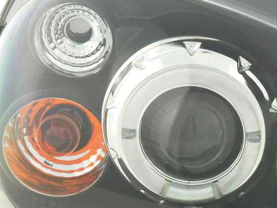 Scheinwerfer Set Opel Corsa B Bj. 94-00 schwarz