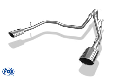 Dodge Nitro Endrohrsystem rechts/links - 140x90 Typ 32 rechts/links